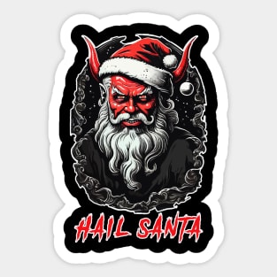 Hail Santa Sticker